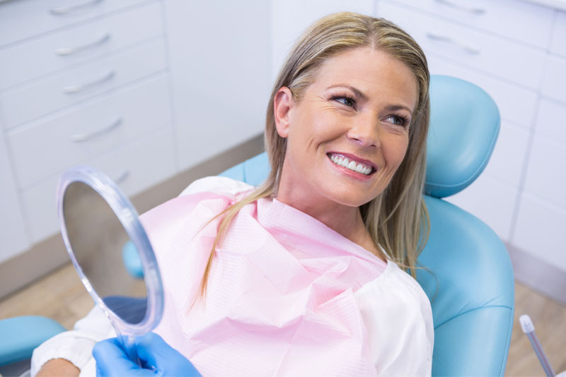 Dental Implant Patient Smiling